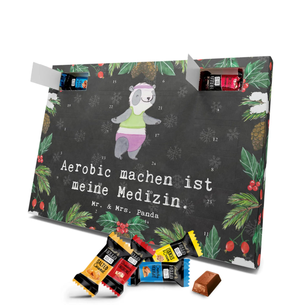 Markenschokolade Adventskalender Panda Aerobic Adventskalender, Weihnachtskalender, Markenschokolade Adventskalender, Geschenk, Sport, Sportart, Hobby, Schenken, Danke, Dankeschön, Auszeichnung, Gewinn, Sportler, Aerobic, Aerobic Fitness, Fitnessstudio