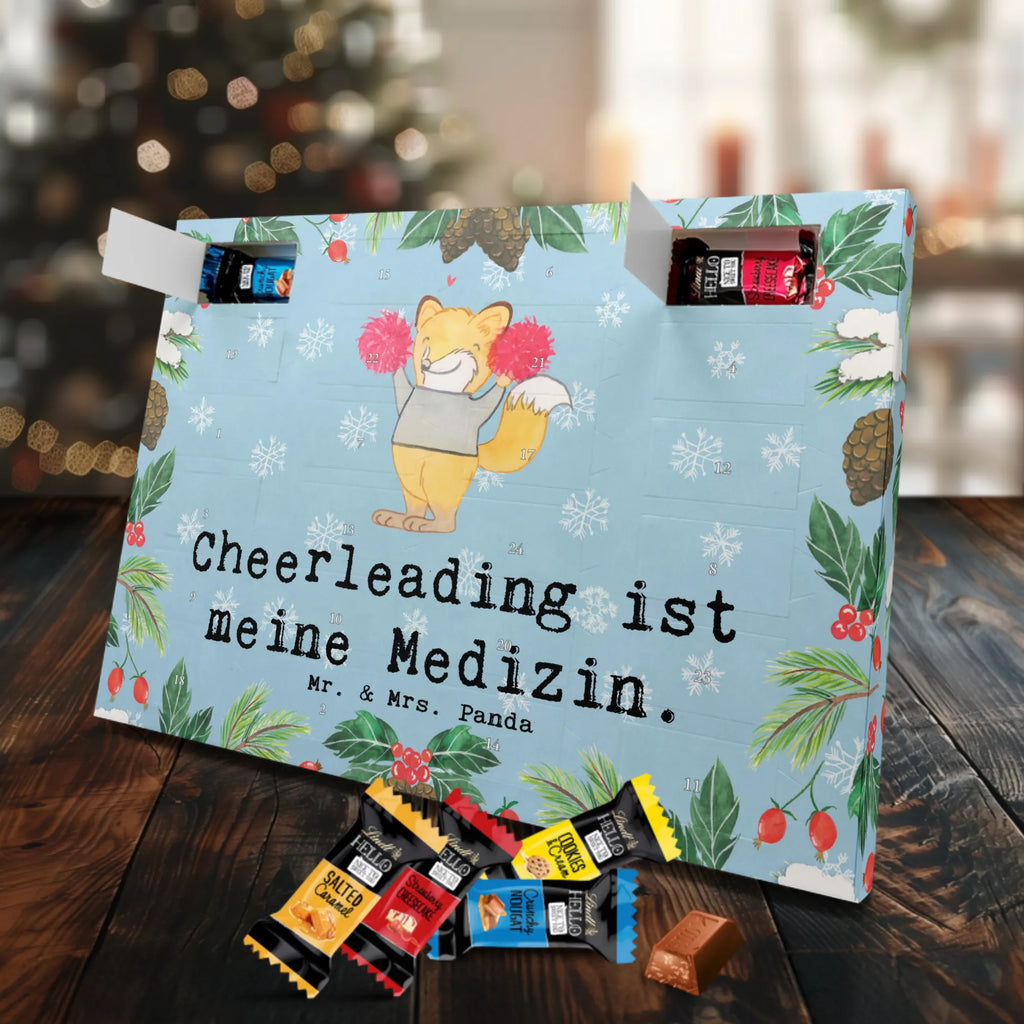 Markenschokolade Adventskalender Fuchs Cheerleader Adventskalender, Weihnachtskalender, Markenschokolade Adventskalender, Geschenk, Sport, Sportart, Hobby, Schenken, Danke, Dankeschön, Auszeichnung, Gewinn, Sportler, Cheerleader, Cheerleading, Turnen, Turn Club, Turniere