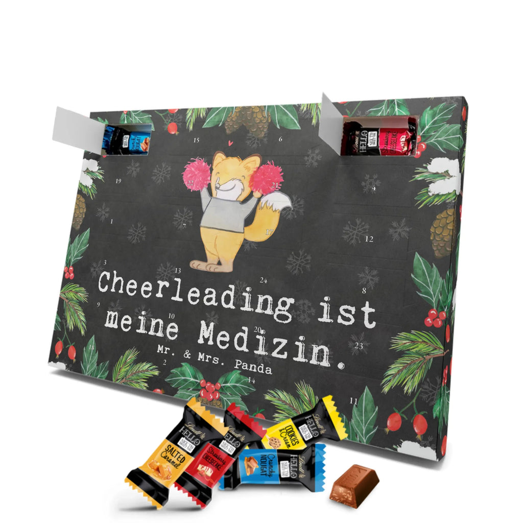 Markenschokolade Adventskalender Fuchs Cheerleader Adventskalender, Weihnachtskalender, Markenschokolade Adventskalender, Geschenk, Sport, Sportart, Hobby, Schenken, Danke, Dankeschön, Auszeichnung, Gewinn, Sportler, Cheerleader, Cheerleading, Turnen, Turn Club, Turniere