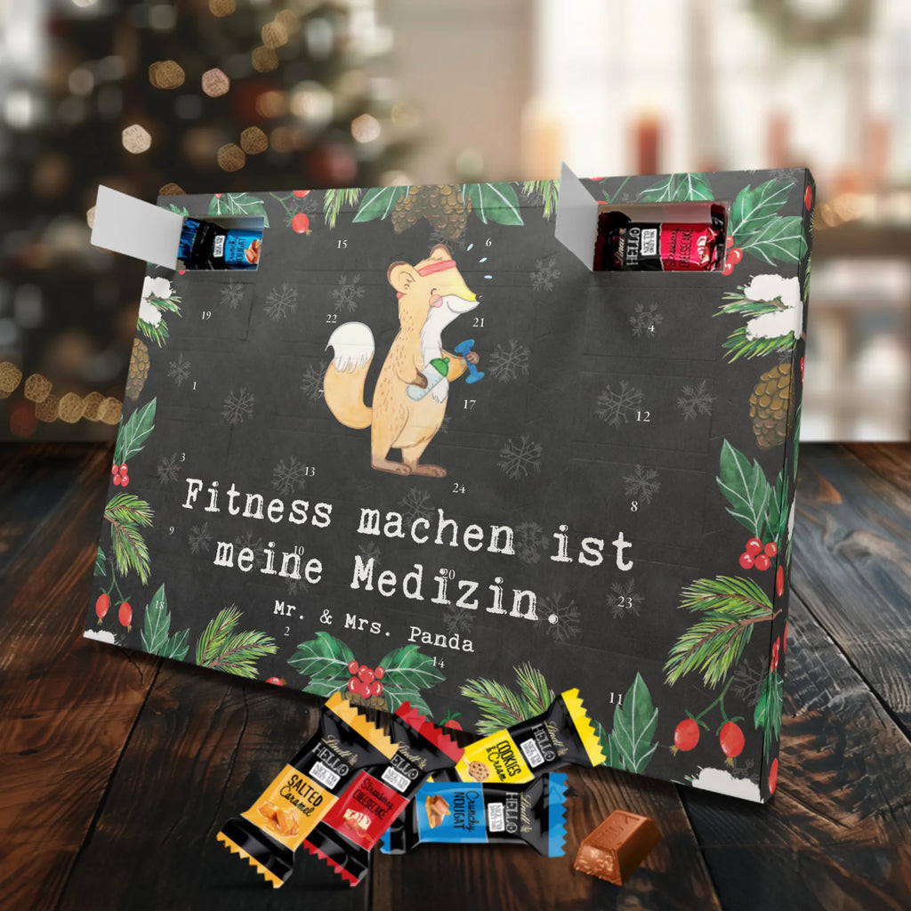 Markenschokolade Adventskalender Fuchs Fitness Adventskalender, Weihnachtskalender, Markenschokolade Adventskalender, Geschenk, Sport, Sportart, Hobby, Schenken, Danke, Dankeschön, Auszeichnung, Gewinn, Sportler, Fitness, Sport treiben, Fitnessstudio, Sportclub, Kraftsport