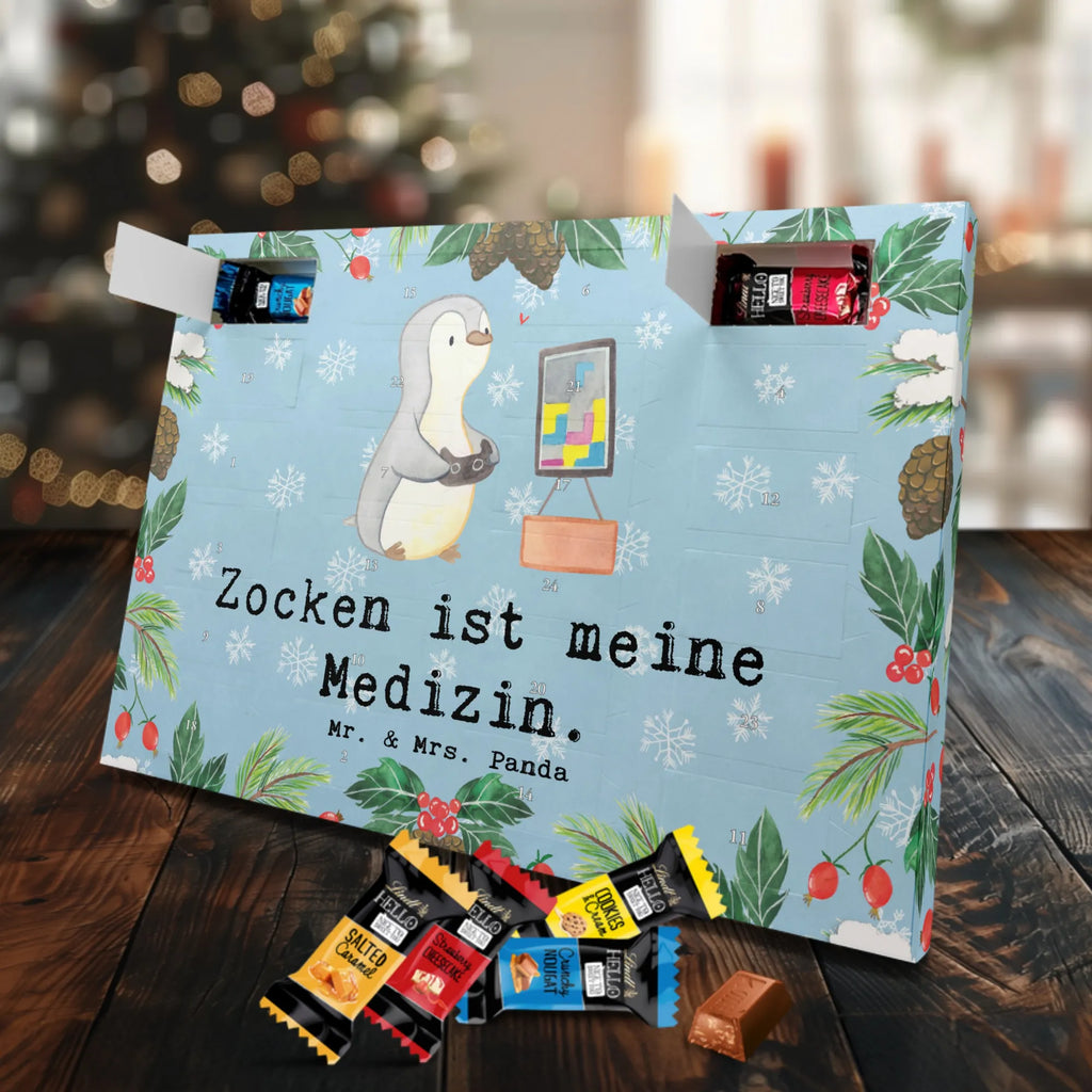 Markenschokolade Adventskalender Pinguin Zocken Adventskalender, Weihnachtskalender, Markenschokolade Adventskalender, Geschenk, Sport, Sportart, Hobby, Schenken, Danke, Dankeschön, Auszeichnung, Gewinn, Sportler, Zocken, Gaming, Videospiele, Videogames