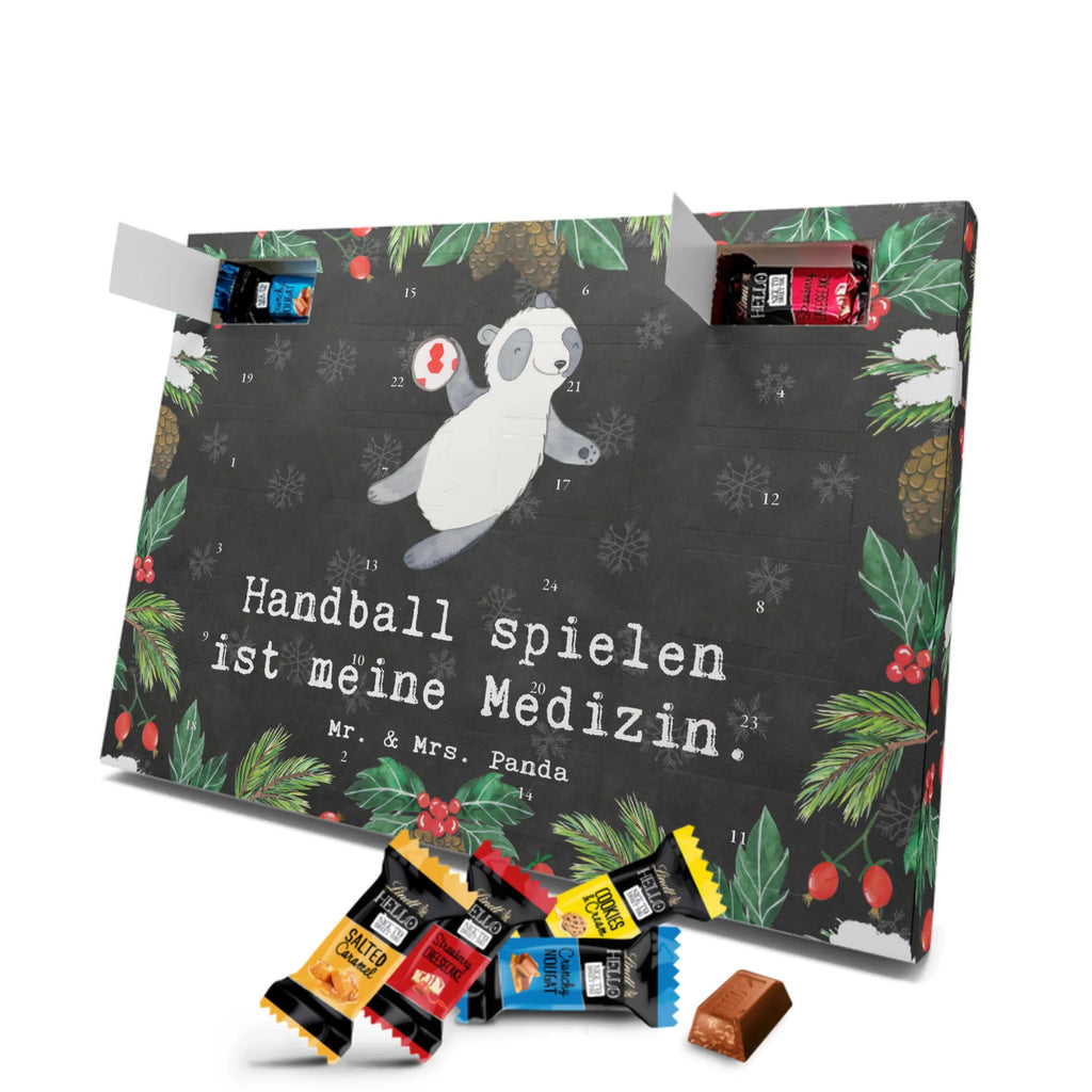 Markenschokolade Adventskalender Panda Handball spielen Adventskalender, Weihnachtskalender, Markenschokolade Adventskalender, Geschenk, Sport, Sportart, Hobby, Schenken, Danke, Dankeschön, Auszeichnung, Gewinn, Sportler, Handball spielen, Handball Turnier, Handball Club, Handball Verein