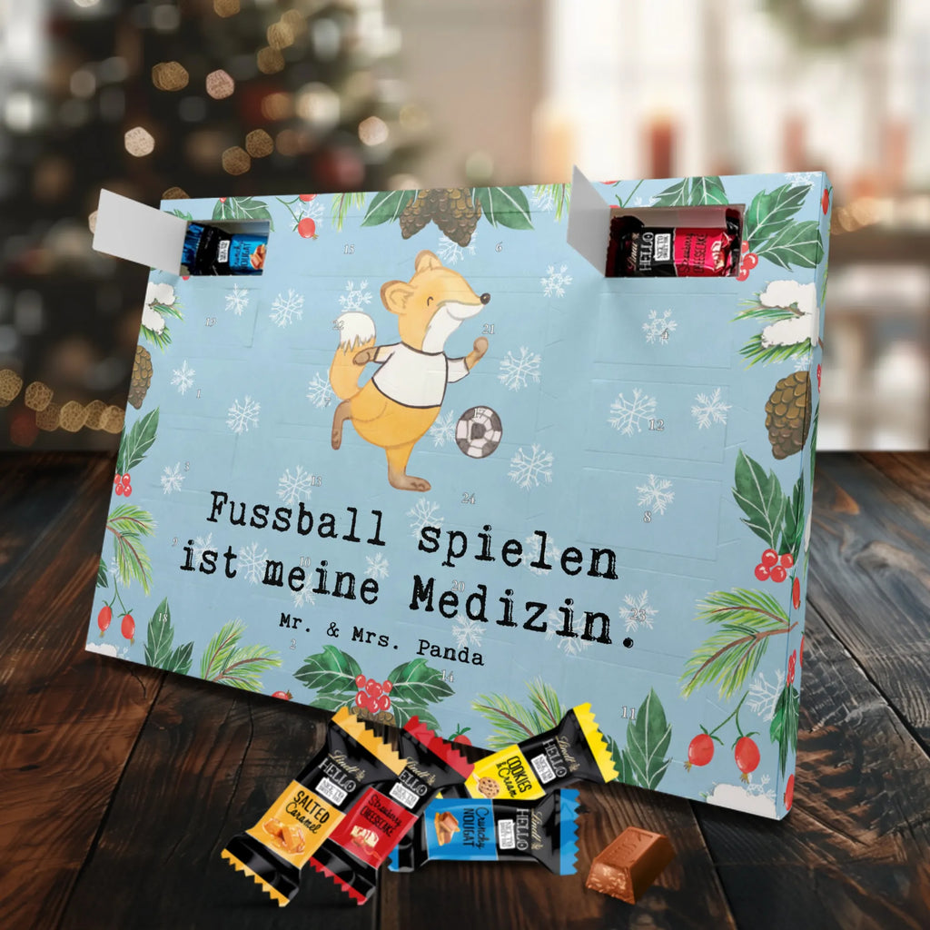 Markenschokolade Adventskalender Fuchs Fußball spielen Adventskalender, Weihnachtskalender, Markenschokolade Adventskalender, Geschenk, Sport, Sportart, Hobby, Schenken, Danke, Dankeschön, Auszeichnung, Gewinn, Sportler, Fußball, Soccer, Fußballer, Bolzen, Bolzplatz, Fußballerin