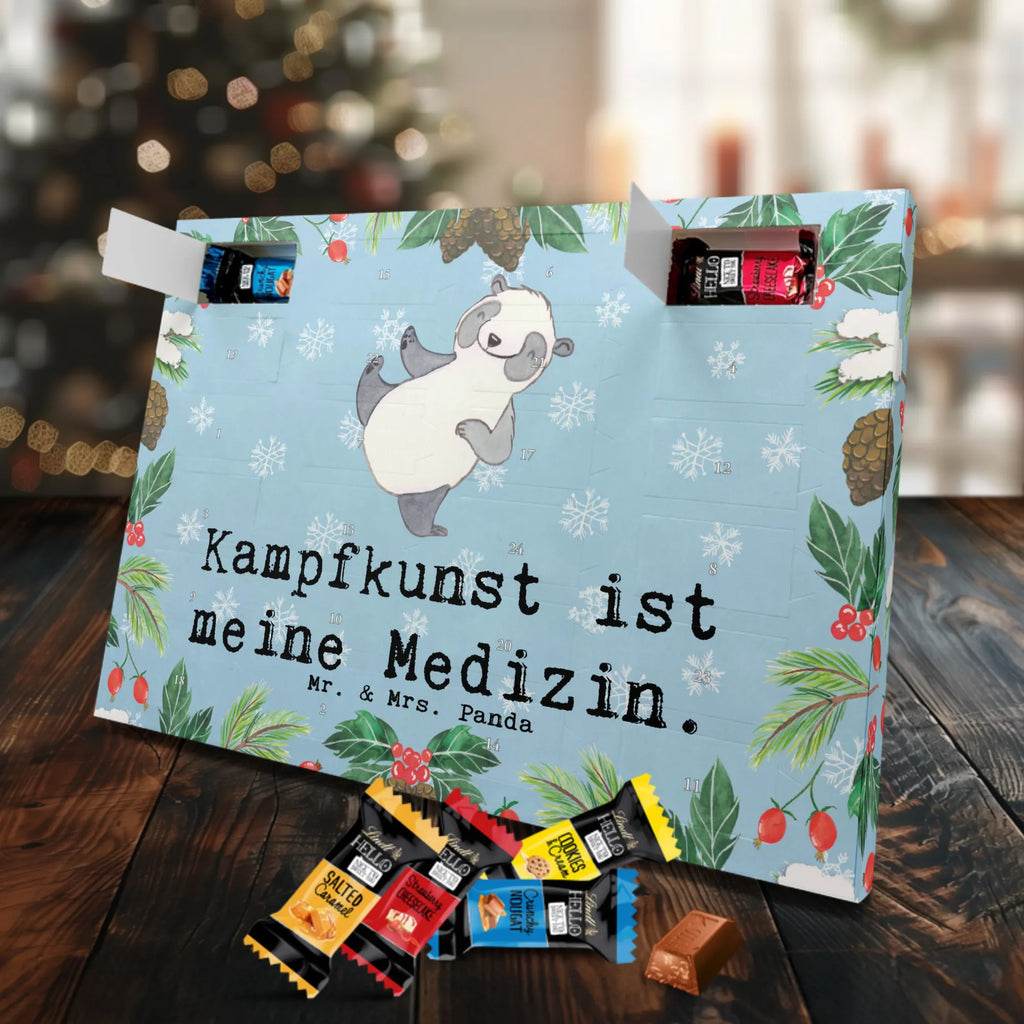 Markenschokolade Adventskalender Panda Kampfkunst Adventskalender, Weihnachtskalender, Markenschokolade Adventskalender, Geschenk, Sport, Sportart, Hobby, Schenken, Danke, Dankeschön, Auszeichnung, Gewinn, Sportler, Kampfkunst, Kampfsportarten, Selbstverteidigung