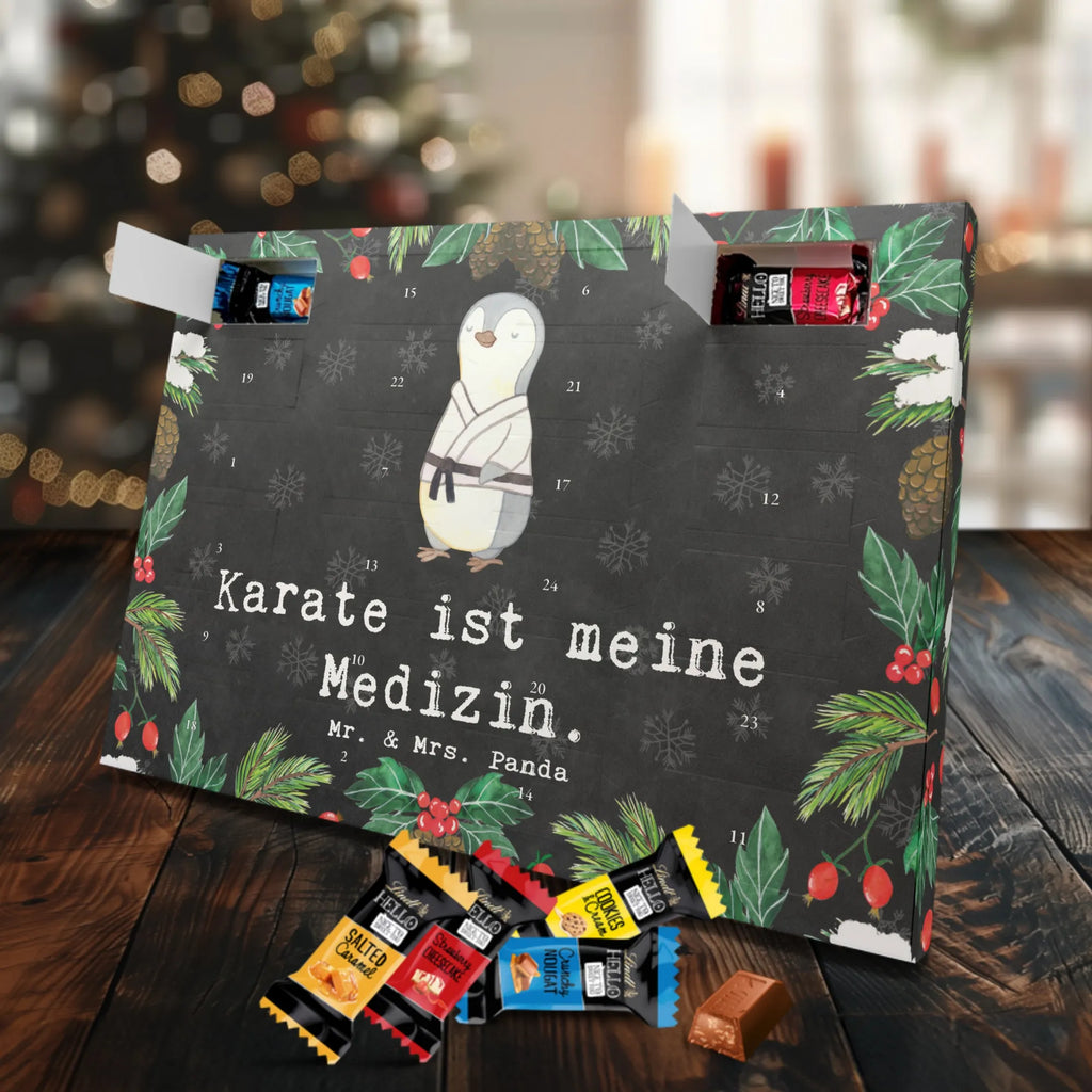 Markenschokolade Adventskalender Pinguin Karate Adventskalender, Weihnachtskalender, Markenschokolade Adventskalender, Geschenk, Sport, Sportart, Hobby, Schenken, Danke, Dankeschön, Auszeichnung, Gewinn, Sportler, Karate, Kampfsportart, Selbstverteidigung, Kampfkunst, Karate Verein