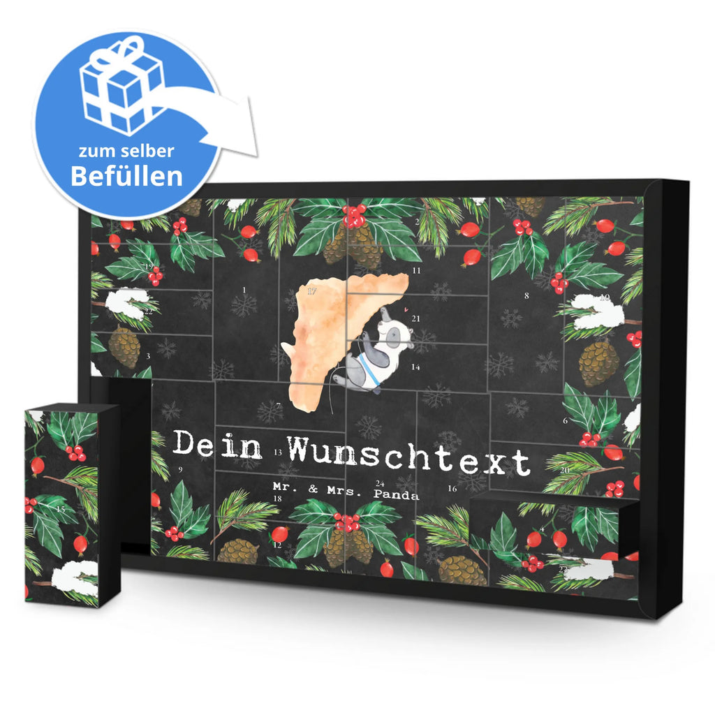 Personalisierter Befüllbarer Adventskalender Panda Klettern Befüllbarer Adventskalender, Adventskalender zum selbst befüllen, Geschenk, Sport, Sportart, Hobby, Schenken, Danke, Dankeschön, Auszeichnung, Gewinn, Sportler, Klettern, Bouldern, Kletterhalle, Klettersport