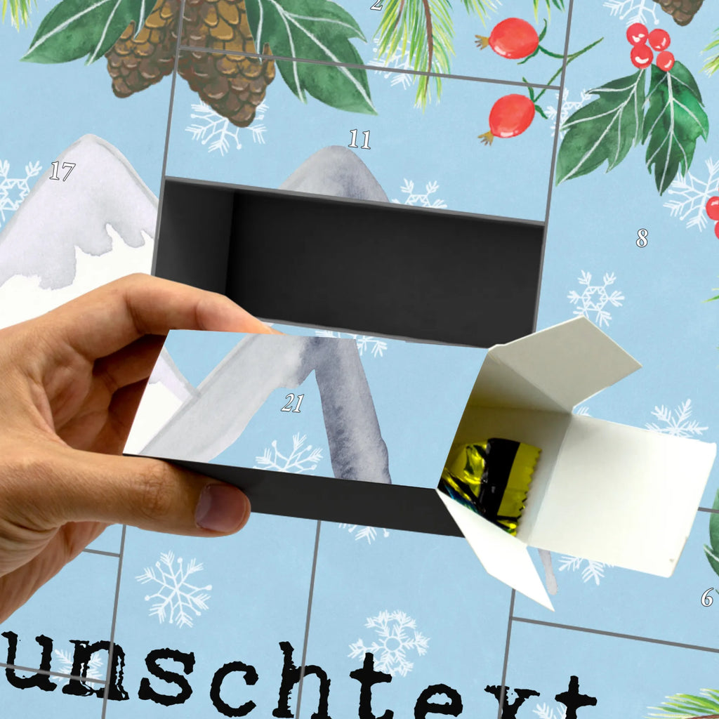 Personalisierter Befüllbarer Adventskalender Bär Bergsteigen Befüllbarer Adventskalender, Adventskalender zum selbst befüllen, Geschenk, Sport, Sportart, Hobby, Schenken, Danke, Dankeschön, Auszeichnung, Gewinn, Sportler, Bergsteigen, wandern, Bergsport, Trekking, Alpinismus, Alpinwandern