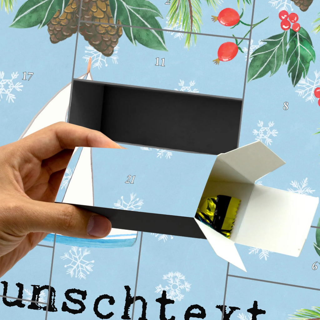 Personalisierter Befüllbarer Adventskalender Bär Segeln Befüllbarer Adventskalender, Adventskalender zum selbst befüllen, Geschenk, Sport, Sportart, Hobby, Schenken, Danke, Dankeschön, Auszeichnung, Gewinn, Sportler, segeln, Segeltörn, Segelboot, Segelschule, Yachtclub