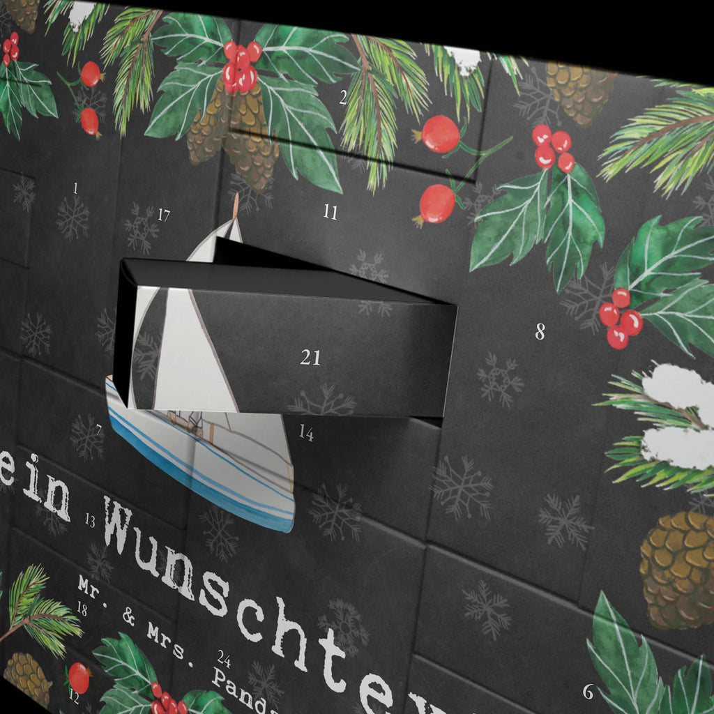 Personalisierter Befüllbarer Adventskalender Bär Segeln Befüllbarer Adventskalender, Adventskalender zum selbst befüllen, Geschenk, Sport, Sportart, Hobby, Schenken, Danke, Dankeschön, Auszeichnung, Gewinn, Sportler, segeln, Segeltörn, Segelboot, Segelschule, Yachtclub