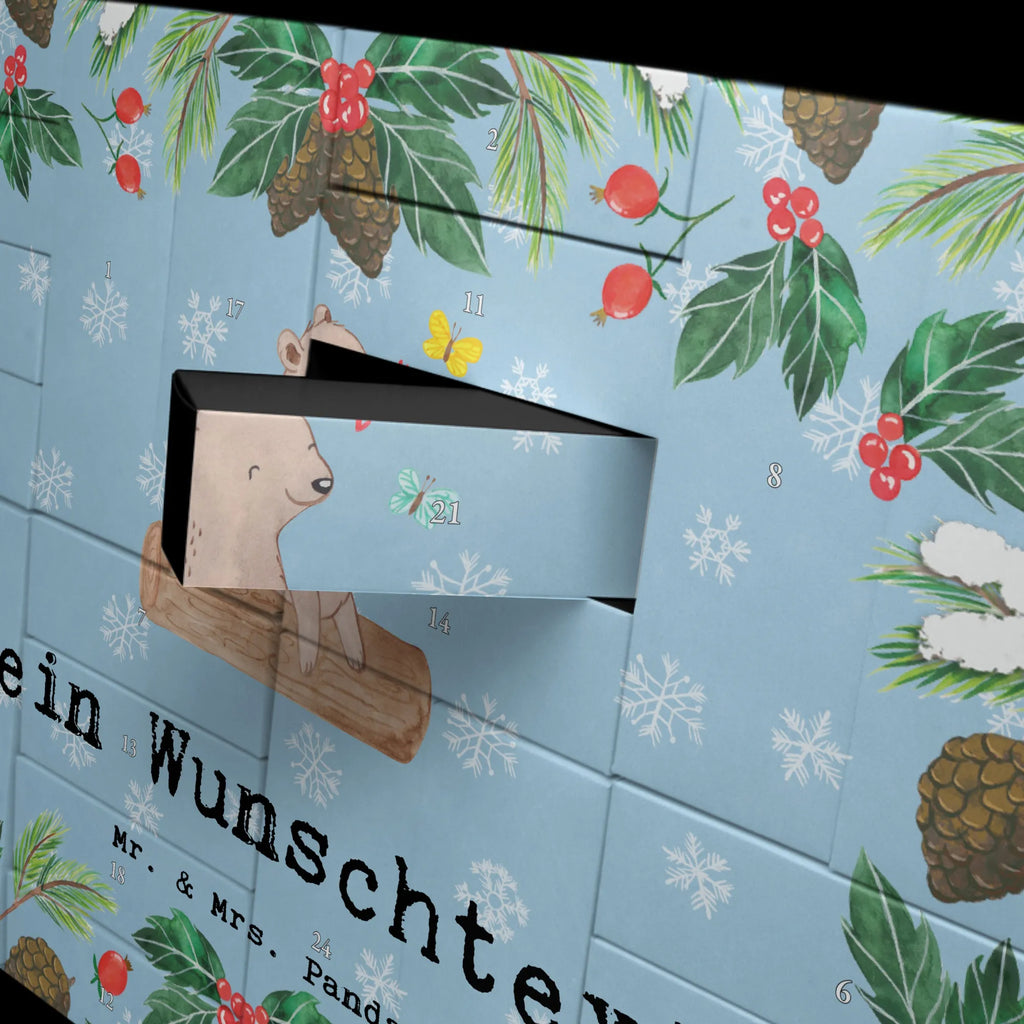 Personalisierter Befüllbarer Adventskalender Bär Naturliebhaber Befüllbarer Adventskalender, Adventskalender zum selbst befüllen, Geschenk, Sport, Sportart, Hobby, Schenken, Danke, Dankeschön, Auszeichnung, Gewinn, Sportler, Naturliebhaber, Outdoor, Wandern, Nature Lover