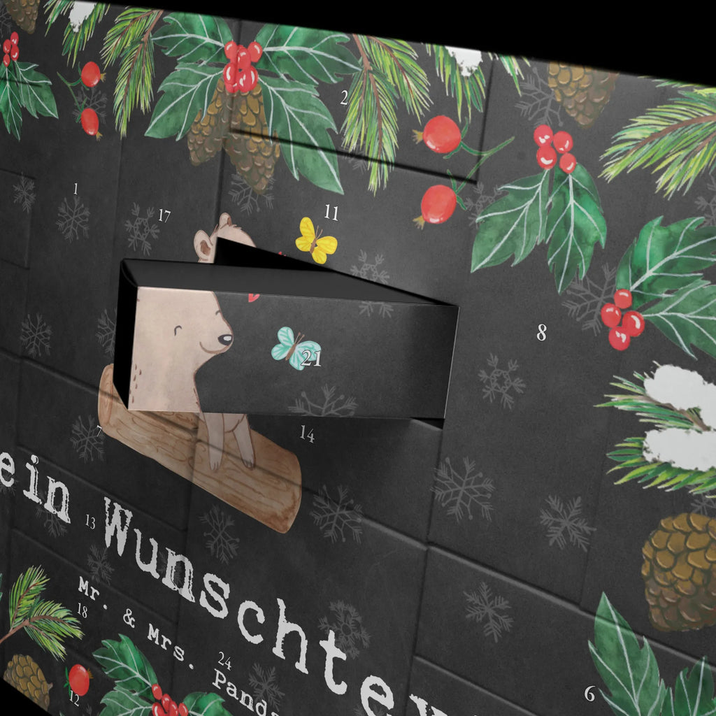 Personalisierter Befüllbarer Adventskalender Bär Naturliebhaber Befüllbarer Adventskalender, Adventskalender zum selbst befüllen, Geschenk, Sport, Sportart, Hobby, Schenken, Danke, Dankeschön, Auszeichnung, Gewinn, Sportler, Naturliebhaber, Outdoor, Wandern, Nature Lover