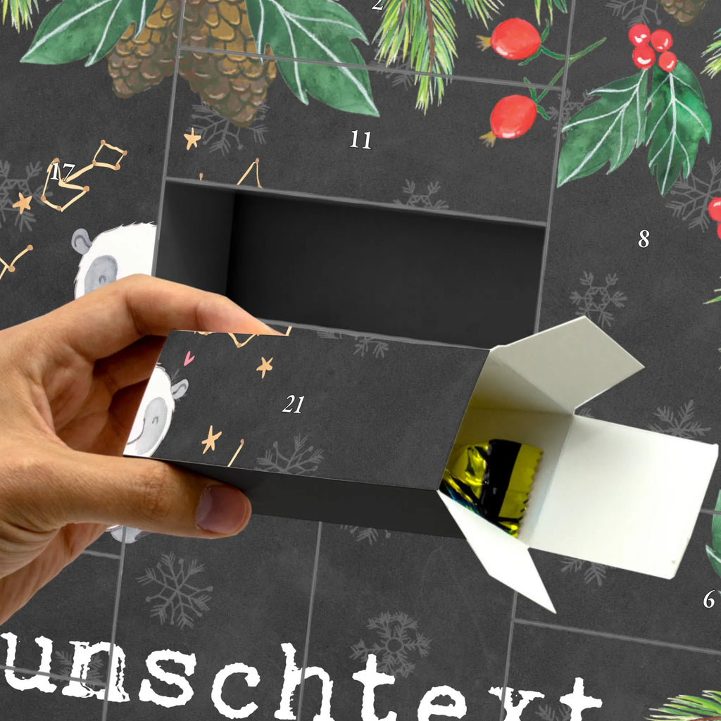 Personalisierter Befüllbarer Adventskalender Panda Astrologie Befüllbarer Adventskalender, Adventskalender zum selbst befüllen, Geschenk, Sport, Sportart, Hobby, Schenken, Danke, Dankeschön, Auszeichnung, Gewinn, Sportler, Astrologie, Horoskop, Sternbilder