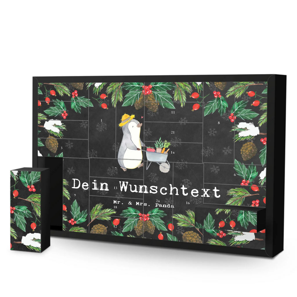 Personalisierter Befüllbarer Adventskalender Pinguin Gartenarbeit Befüllbarer Adventskalender, Adventskalender zum selbst befüllen, Geschenk, Sport, Sportart, Hobby, Schenken, Danke, Dankeschön, Auszeichnung, Gewinn, Sportler, Gartenarbeit, Urban gardening, Gärtnern, Gartenpflege