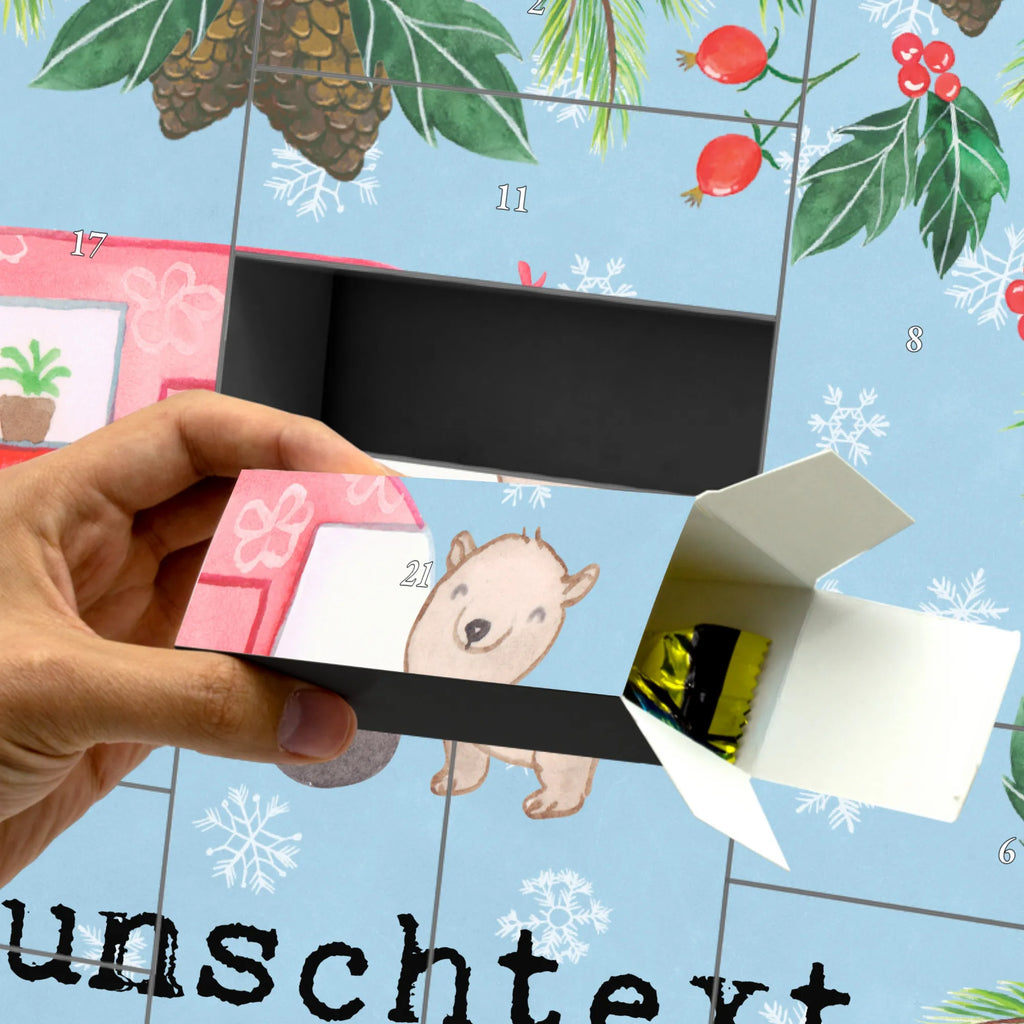 Personalisierter Befüllbarer Adventskalender Bär Camper Befüllbarer Adventskalender, Adventskalender zum selbst befüllen, Geschenk, Sport, Sportart, Hobby, Schenken, Danke, Dankeschön, Auszeichnung, Gewinn, Sportler, Camper, Campen, Zelten, Campingplatz, Wohnmobil, Roadtrip, Urlaub