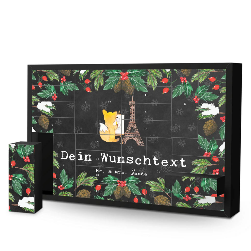 Personalisierter Befüllbarer Adventskalender Fuchs Urban sketching Befüllbarer Adventskalender, Adventskalender zum selbst befüllen, Geschenk, Sport, Sportart, Hobby, Schenken, Danke, Dankeschön, Auszeichnung, Gewinn, Sportler, Urban Sketching, Zeichnen, Künstler, Malen, Zeichenschule