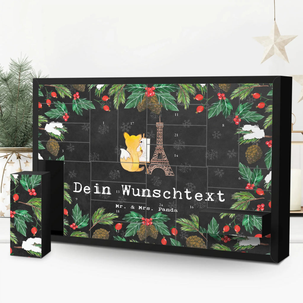 Personalisierter Befüllbarer Adventskalender Fuchs Urban sketching Befüllbarer Adventskalender, Adventskalender zum selbst befüllen, Geschenk, Sport, Sportart, Hobby, Schenken, Danke, Dankeschön, Auszeichnung, Gewinn, Sportler, Urban Sketching, Zeichnen, Künstler, Malen, Zeichenschule