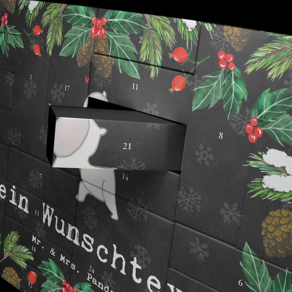 Personalisierter Befüllbarer Adventskalender Panda Fechten Befüllbarer Adventskalender, Adventskalender zum selbst befüllen, Geschenk, Sport, Sportart, Hobby, Schenken, Danke, Dankeschön, Auszeichnung, Gewinn, Sportler, Fechten, Fechter Bund, Fecht Verein, Fecht Club