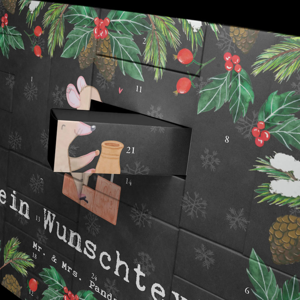 Personalisierter Befüllbarer Adventskalender Maus Töpfern Befüllbarer Adventskalender, Adventskalender zum selbst befüllen, Geschenk, Sport, Sportart, Hobby, Schenken, Danke, Dankeschön, Auszeichnung, Gewinn, Sportler, Töpfern, Töpferei, Töpferkurs