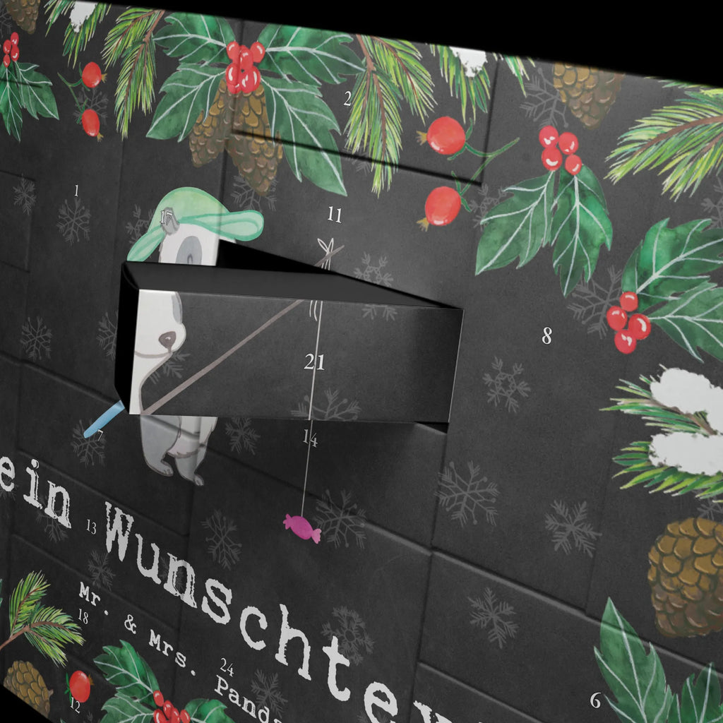 Personalisierter Befüllbarer Adventskalender Panda Angeln Befüllbarer Adventskalender, Adventskalender zum selbst befüllen, Geschenk, Sport, Sportart, Hobby, Schenken, Danke, Dankeschön, Auszeichnung, Gewinn, Sportler, angeln, Angelsport, Angelverein, Angler, angeln gehen, Hobbyangler