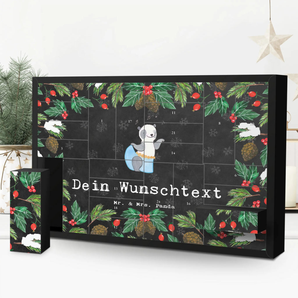 Personalisierter Befüllbarer Adventskalender Panda Bauchtanz Befüllbarer Adventskalender, Adventskalender zum selbst befüllen, Geschenk, Sport, Sportart, Hobby, Schenken, Danke, Dankeschön, Auszeichnung, Gewinn, Sportler, Bauchtanz, orientalischer Tanz, Tanzen