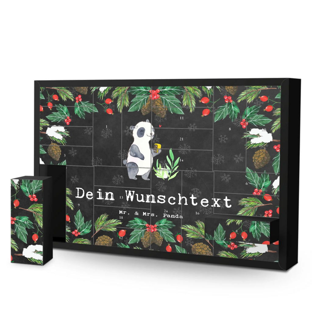 Personalisierter Befüllbarer Adventskalender Panda Geocaching Befüllbarer Adventskalender, Adventskalender zum selbst befüllen, Geschenk, Sport, Sportart, Hobby, Schenken, Danke, Dankeschön, Auszeichnung, Gewinn, Sportler, Geocaching, Schatzsuchen, GPS Schnitzeljagd, Opencaching