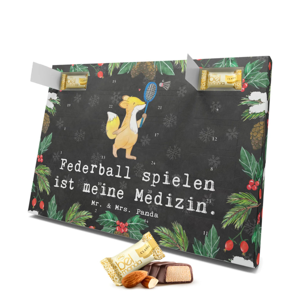 Marzipan Adventskalender Fuchs Federball spielen Marzipan Adventskalender, Geschenk, Sport, Sportart, Hobby, Schenken, Danke, Dankeschön, Auszeichnung, Gewinn, Sportler, Federball spielen, Badminton