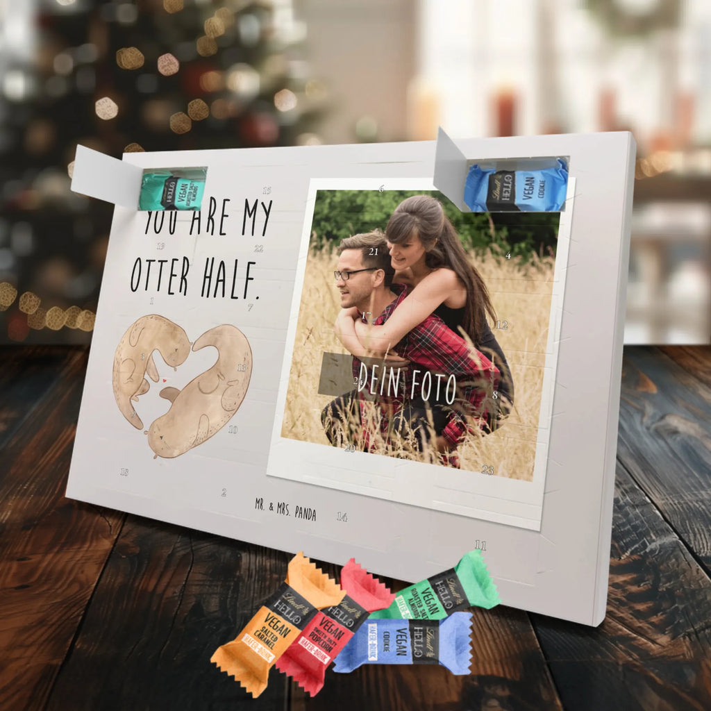 Personalisierter veganer Foto Adventskalender Otter Herz Personalisierter veganer Foto Adventskalender, Otter, Fischotter, Seeotter, Liebe, Herz, Liebesbeweis, Liebesgeschenk, Bessere Hälfte, Love you, Jahrestag, Hochzeitstag, Verlobung, gemeinsames Leben