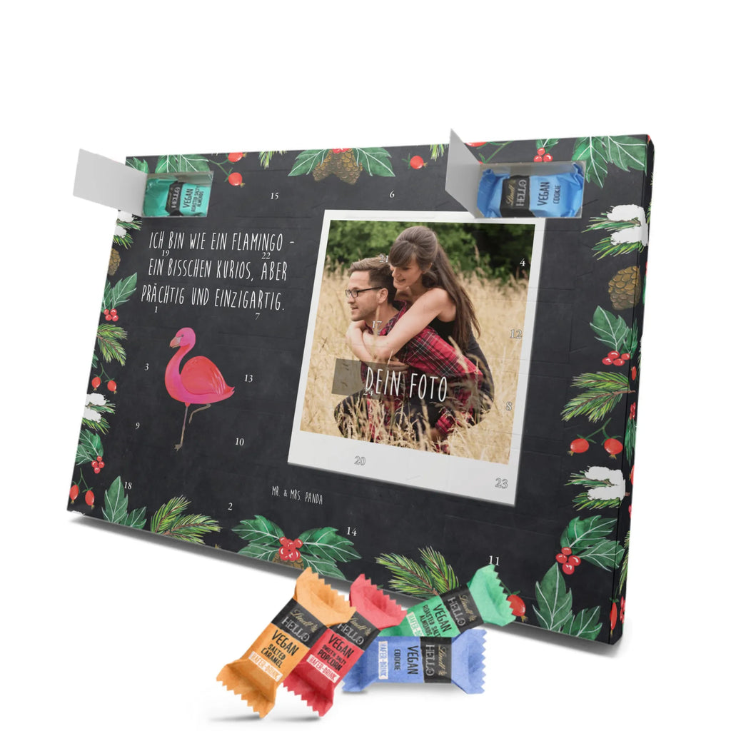 Personalisierter veganer Foto Adventskalender Flamingo Classic Personalisierter veganer Foto Adventskalender, Flamingo, Einzigartig, Selbstliebe, Stolz, ich, für mich, Spruch, Freundin, Freundinnen, Außenseiter, Sohn, Tochter, Geschwister