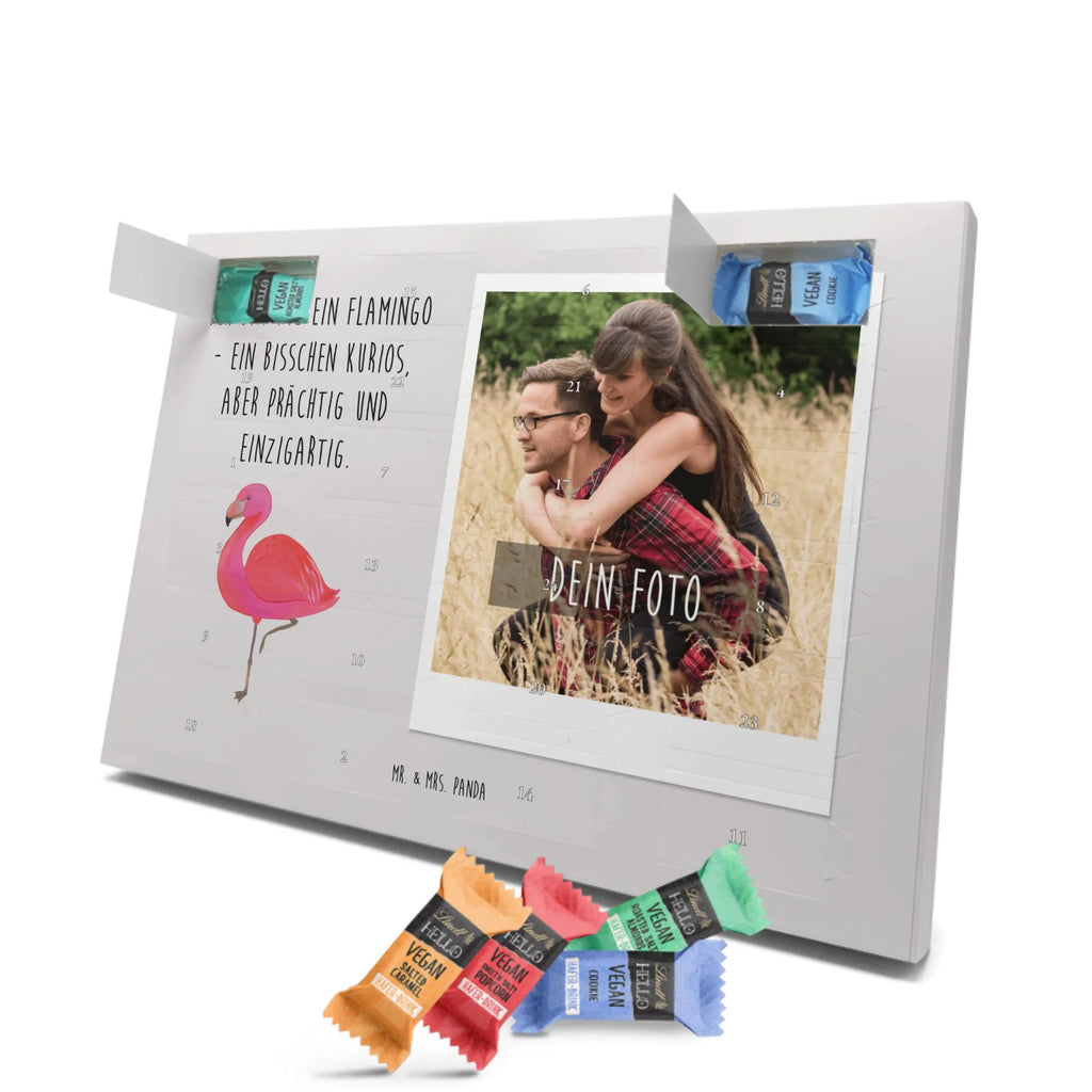 Personalisierter veganer Foto Adventskalender Flamingo Classic Personalisierter veganer Foto Adventskalender, Flamingo, Einzigartig, Selbstliebe, Stolz, ich, für mich, Spruch, Freundin, Freundinnen, Außenseiter, Sohn, Tochter, Geschwister