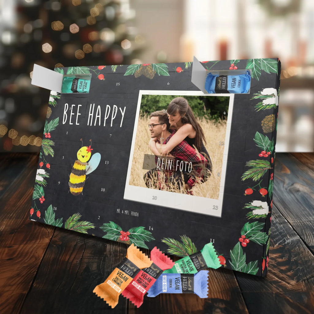 Personalisierter veganer Foto Adventskalender Biene Happy Personalisierter veganer Foto Adventskalender, Biene, Wespe, Hummel