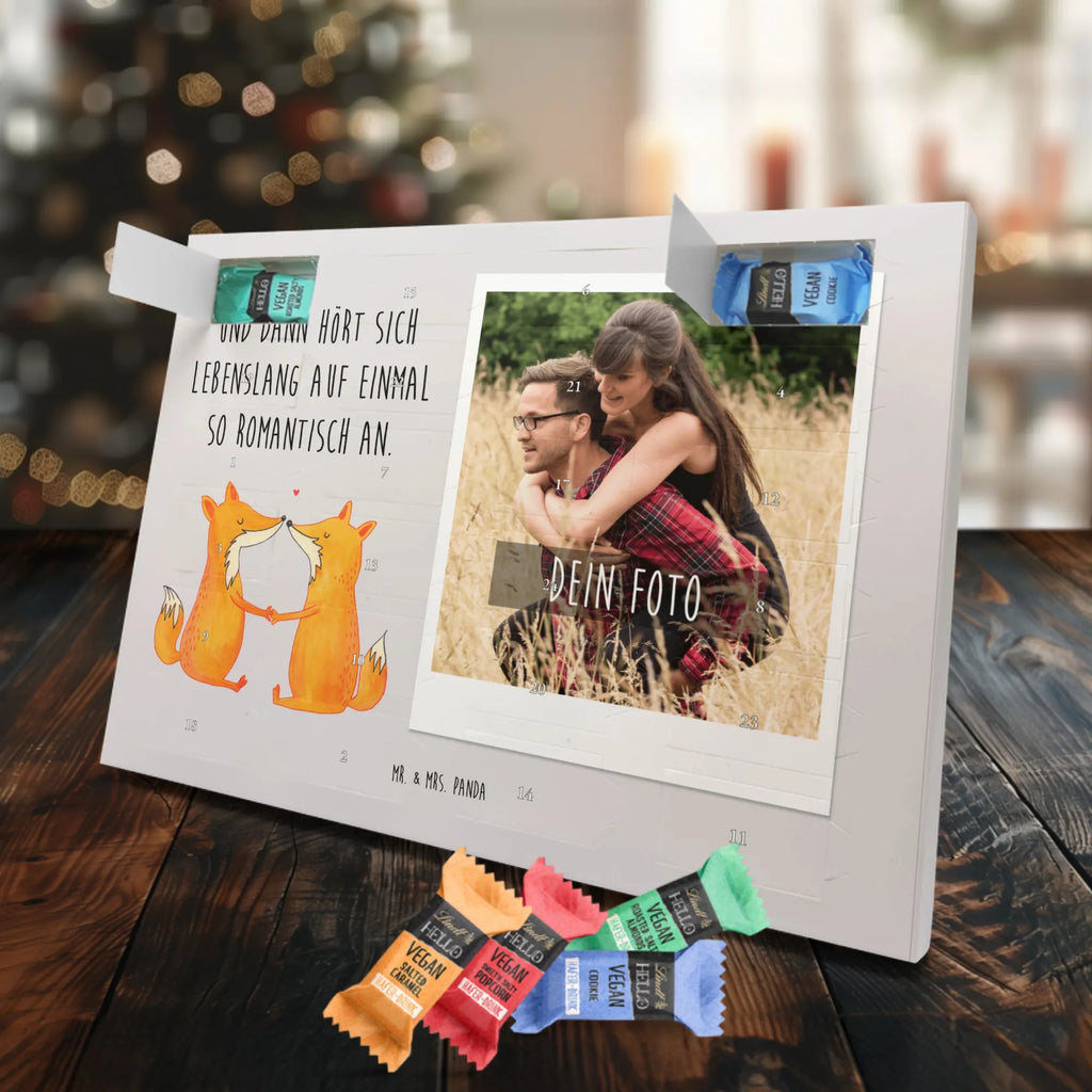 Personalisierter veganer Foto Adventskalender Füchse Liebe Personalisierter veganer Foto Adventskalender, Fuchs, Füchse, Fox, Liebe, Liebespaar, Paar, Partner, Freundin, Freund, Ehe, Verlobte, Ehemann, Ehefrau, Liebesbeweis