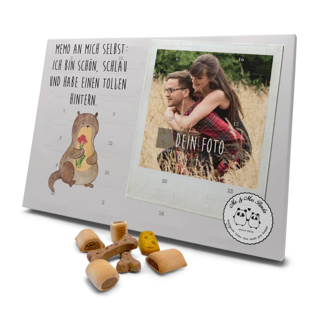 Personalisierter Hunde Foto Adventskalender Otter Blumenstrauß Personalisierter Hunde Foto Adventskalender, Otter, Fischotter, Seeotter, Otter Seeotter See Otter