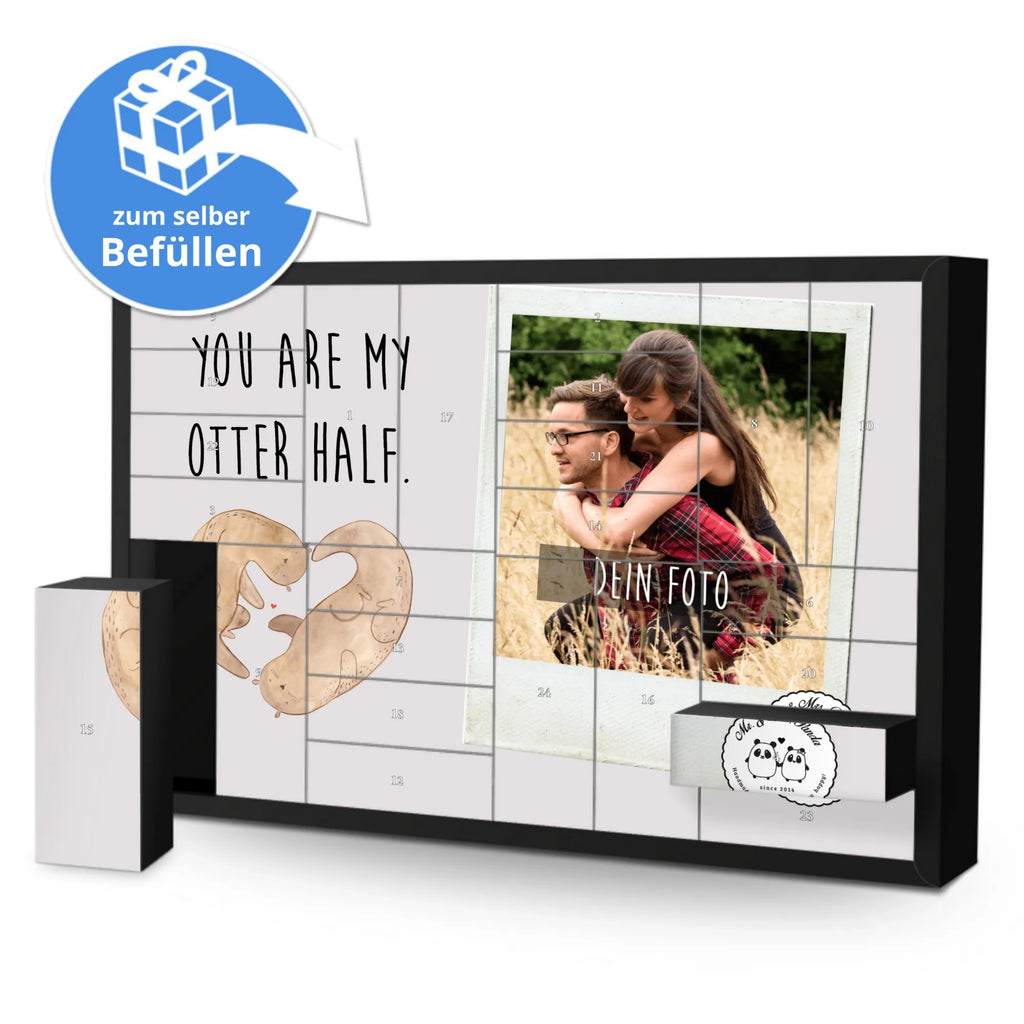 Personalisierter Befüllbarer Foto Adventskalender Otter Herz Personalisierter Befüllbarer Foto Adventskalender, Otter, Fischotter, Seeotter, Liebe, Herz, Liebesbeweis, Liebesgeschenk, Bessere Hälfte, Love you, Jahrestag, Hochzeitstag, Verlobung, gemeinsames Leben