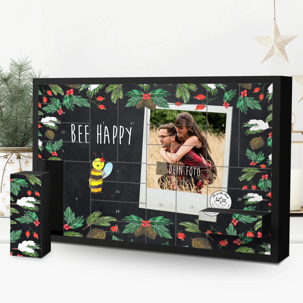 Personalisierter Befüllbarer Foto Adventskalender Biene Happy Personalisierter Befüllbarer Foto Adventskalender, Biene, Wespe, Hummel