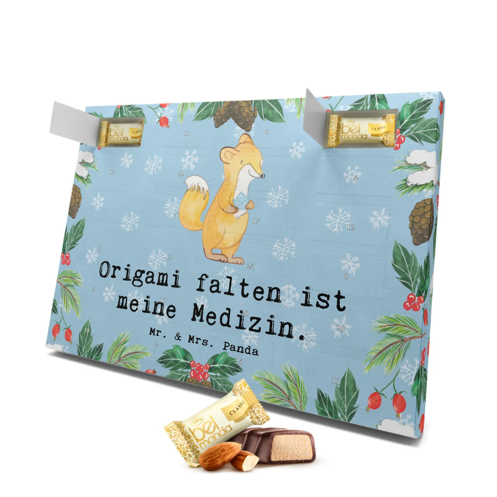 Marzipan Adventskalender Fuchs Origami Marzipan Adventskalender, Geschenk, Sport, Sportart, Hobby, Schenken, Danke, Dankeschön, Auszeichnung, Gewinn, Sportler, Origami, Papier Falten, Basteln, japanische Faltkunst, DIY