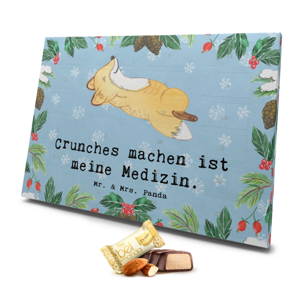 Marzipan Adventskalender Fuchs Crunches Marzipan Adventskalender, Geschenk, Sport, Sportart, Hobby, Schenken, Danke, Dankeschön, Auszeichnung, Gewinn, Sportler, Crunches, Fitness, Bauchpressen, Fitnessstudio