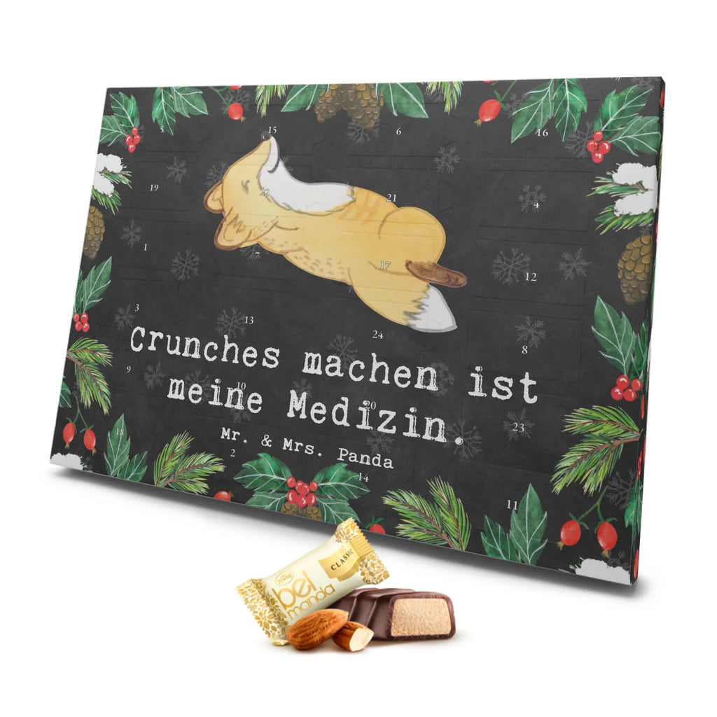 Marzipan Adventskalender Fuchs Crunches Marzipan Adventskalender, Geschenk, Sport, Sportart, Hobby, Schenken, Danke, Dankeschön, Auszeichnung, Gewinn, Sportler, Crunches, Fitness, Bauchpressen, Fitnessstudio