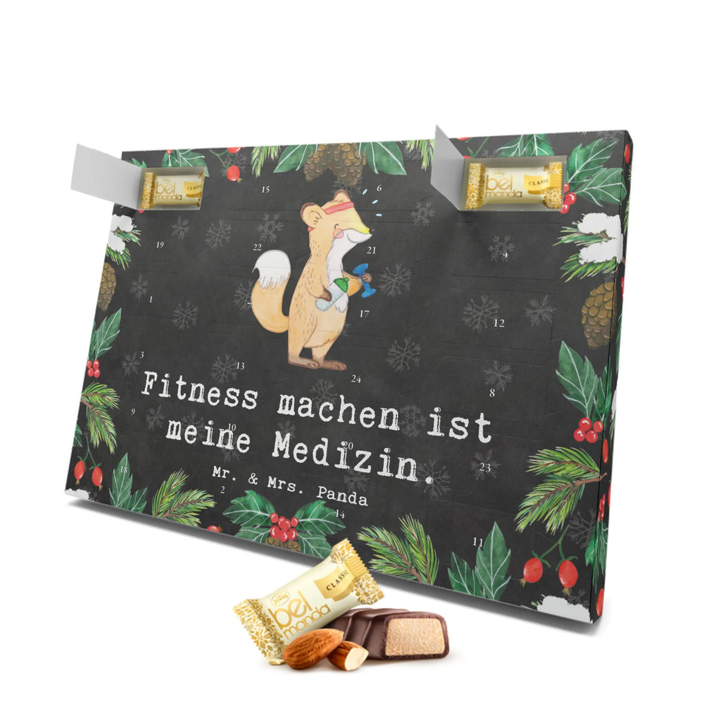 Marzipan Adventskalender Fuchs Fitness Marzipan Adventskalender, Geschenk, Sport, Sportart, Hobby, Schenken, Danke, Dankeschön, Auszeichnung, Gewinn, Sportler, Fitness, Sport treiben, Fitnessstudio, Sportclub, Kraftsport