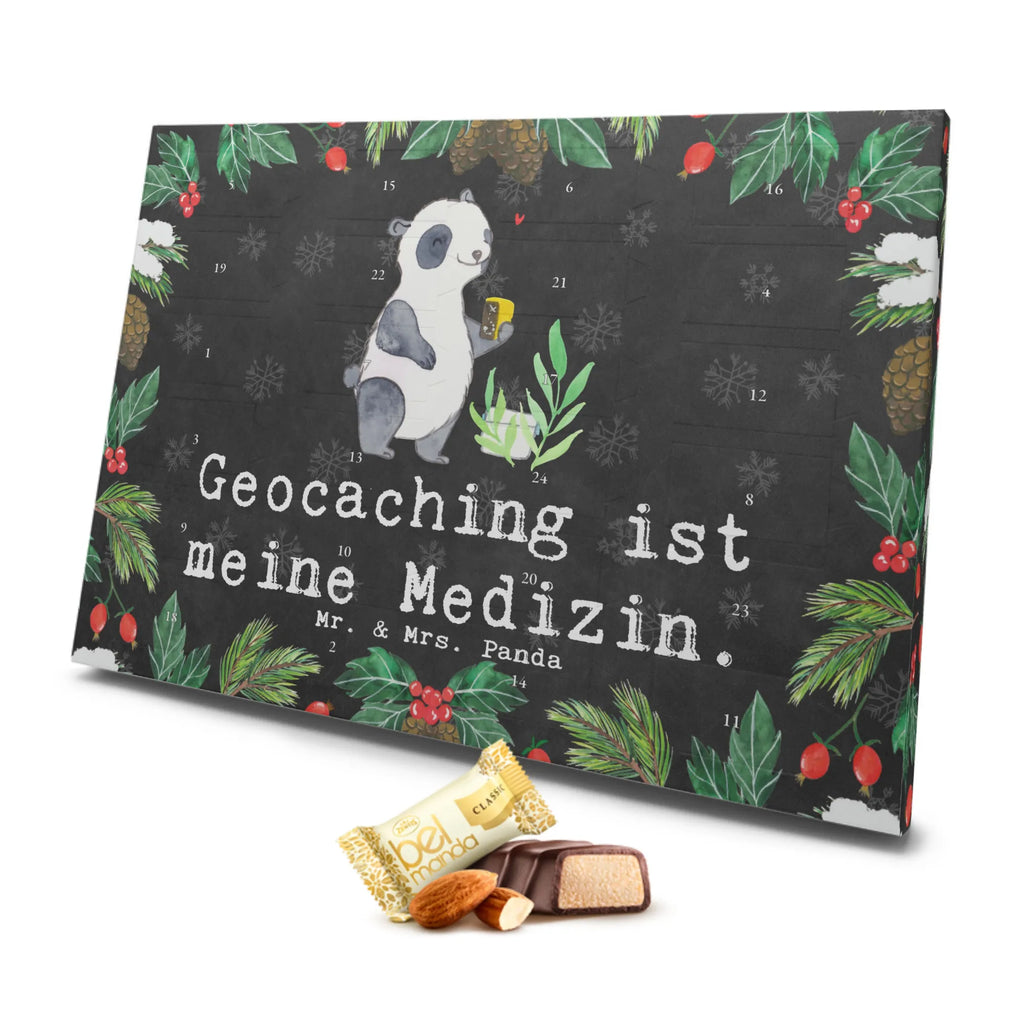 Marzipan Adventskalender Panda Geocaching Marzipan Adventskalender, Geschenk, Sport, Sportart, Hobby, Schenken, Danke, Dankeschön, Auszeichnung, Gewinn, Sportler, Geocaching, Schatzsuchen, GPS Schnitzeljagd, Opencaching