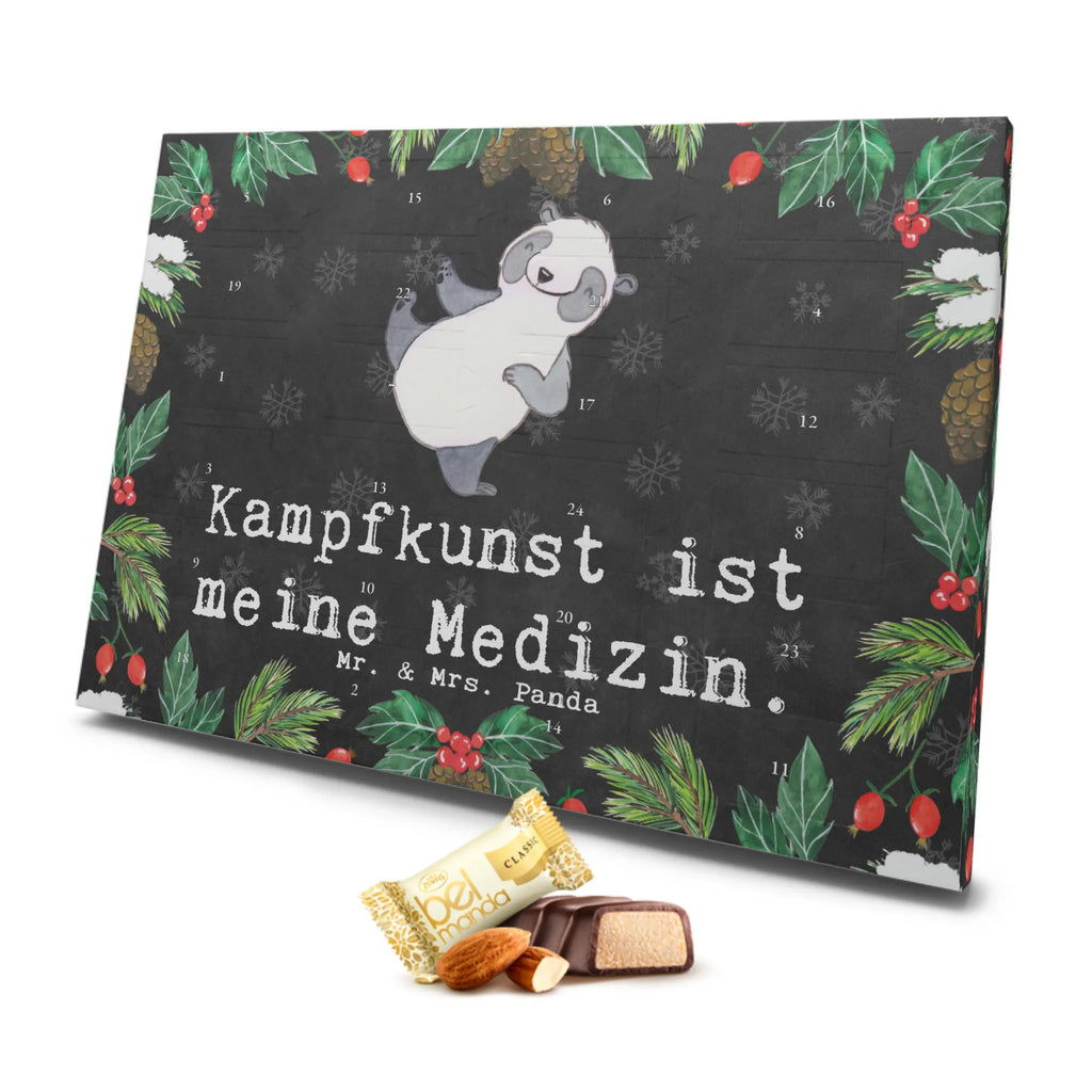 Marzipan Adventskalender Panda Kampfkunst Marzipan Adventskalender, Geschenk, Sport, Sportart, Hobby, Schenken, Danke, Dankeschön, Auszeichnung, Gewinn, Sportler, Kampfkunst, Kampfsportarten, Selbstverteidigung