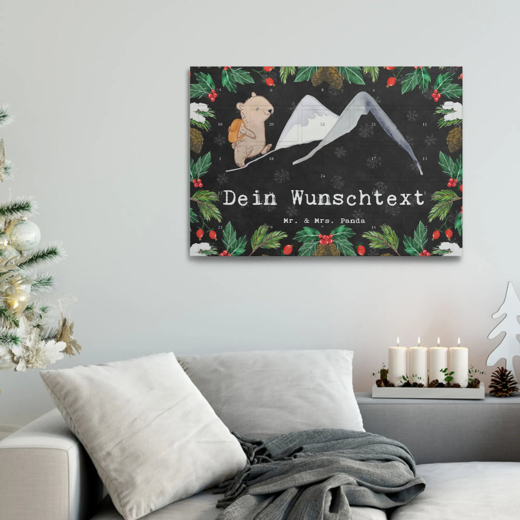 Personalisierter Tee Adventskalender Bär Bergsteigen Personalisierter Tee Adventskalender, Geschenk, Sport, Sportart, Hobby, Schenken, Danke, Dankeschön, Auszeichnung, Gewinn, Sportler, Bergsteigen, wandern, Bergsport, Trekking, Alpinismus, Alpinwandern