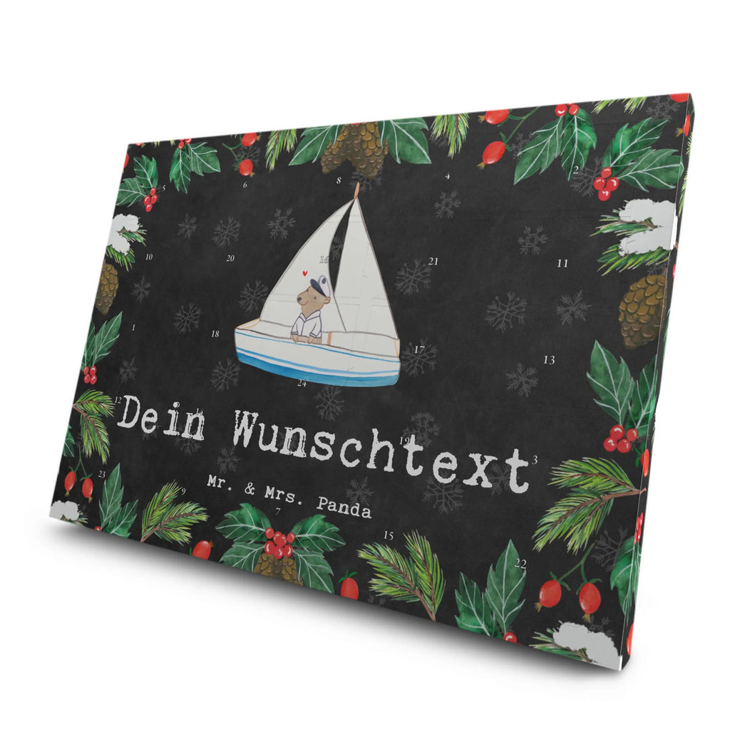 Personalisierter Tee Adventskalender Bär Segeln Personalisierter Tee Adventskalender, Geschenk, Sport, Sportart, Hobby, Schenken, Danke, Dankeschön, Auszeichnung, Gewinn, Sportler, segeln, Segeltörn, Segelboot, Segelschule, Yachtclub