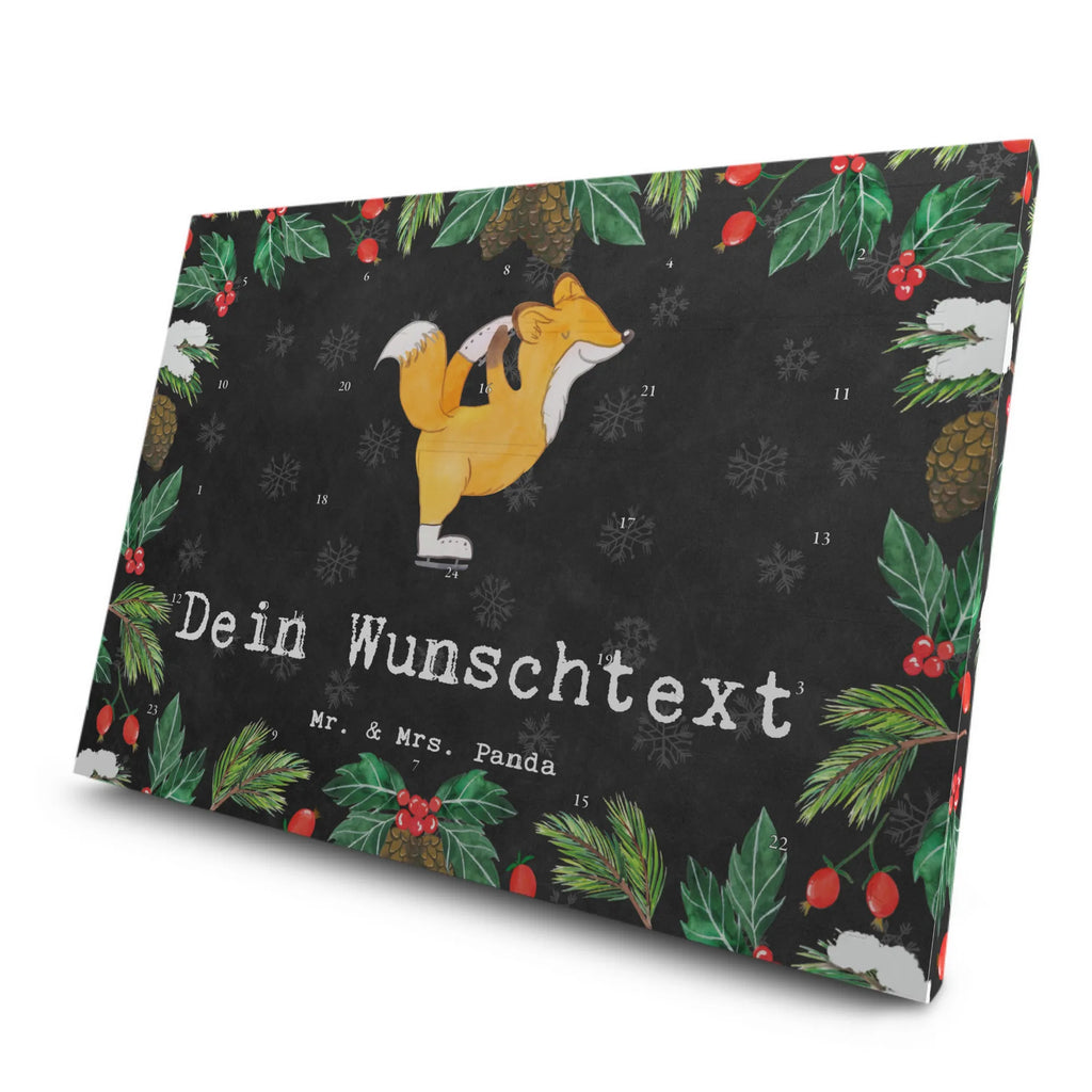 Personalisierter Tee Adventskalender Fuchs Eiskunstläufer Personalisierter Tee Adventskalender, Geschenk, Sport, Sportart, Hobby, Schenken, Danke, Dankeschön, Auszeichnung, Gewinn, Sportler, Eiskunstläufer, Eiskunstläuferin, Eiskunst