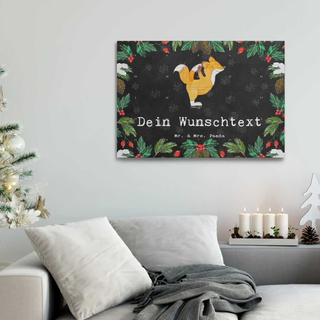 Personalisierter Tee Adventskalender Fuchs Eiskunstläufer Personalisierter Tee Adventskalender, Geschenk, Sport, Sportart, Hobby, Schenken, Danke, Dankeschön, Auszeichnung, Gewinn, Sportler, Eiskunstläufer, Eiskunstläuferin, Eiskunst