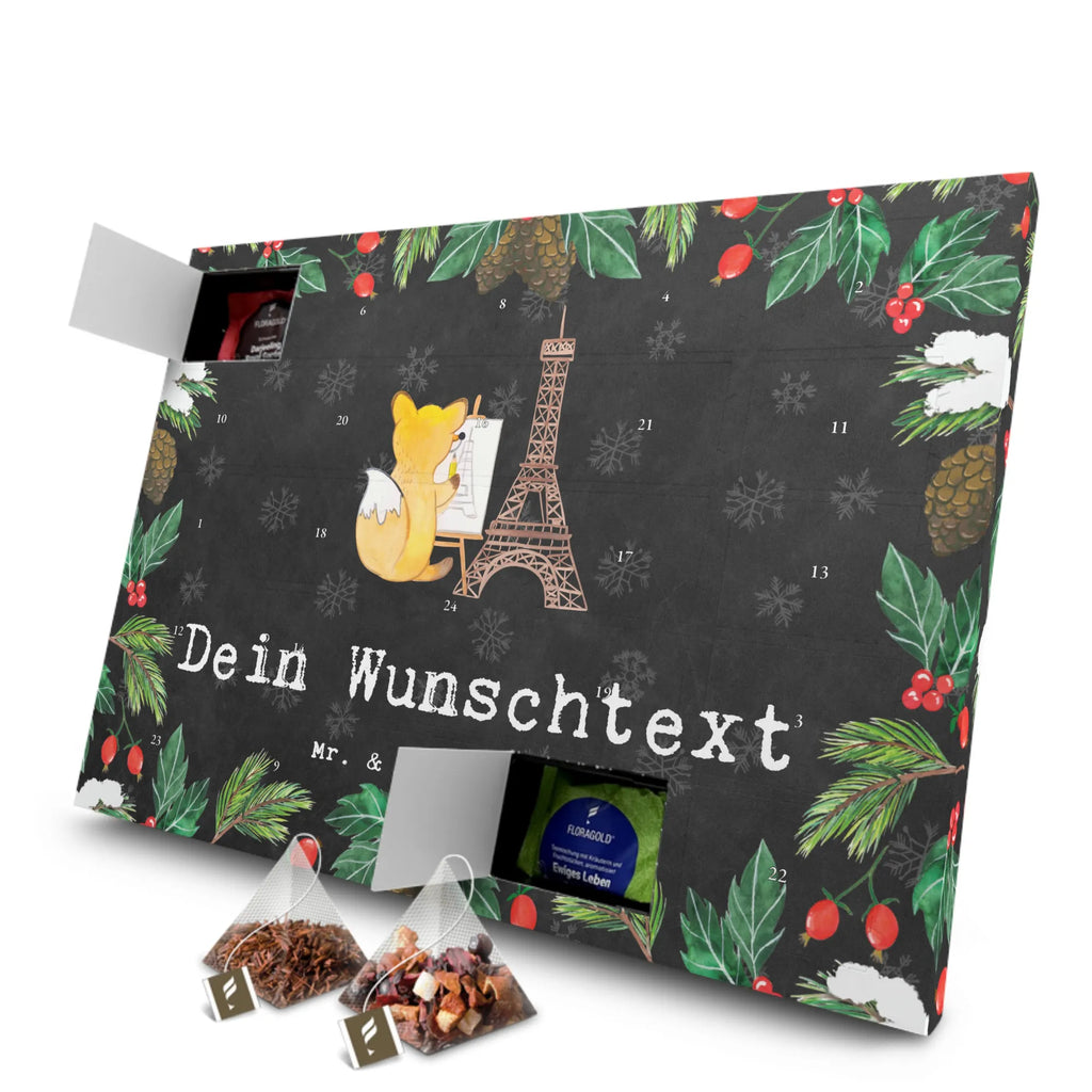 Personalisierter Tee Adventskalender Fuchs Urban sketching Personalisierter Tee Adventskalender, Geschenk, Sport, Sportart, Hobby, Schenken, Danke, Dankeschön, Auszeichnung, Gewinn, Sportler, Urban Sketching, Zeichnen, Künstler, Malen, Zeichenschule