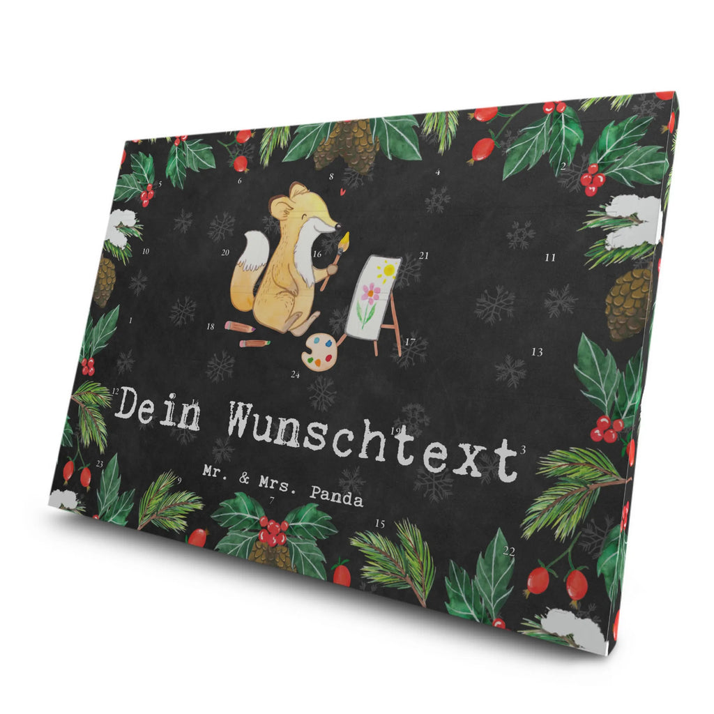 Personalisierter Tee Adventskalender Fuchs  Malen Personalisierter Tee Adventskalender, Geschenk, Sport, Sportart, Hobby, Schenken, Danke, Dankeschön, Auszeichnung, Gewinn, Sportler, Malen, Zeichnen, Hobbyzeichner, Künstler, Künstlerin