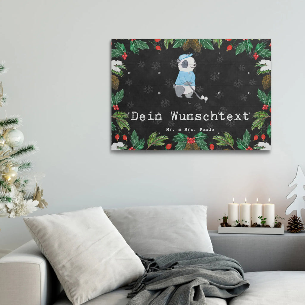 Personalisierter Tee Adventskalender Panda Golfen Personalisierter Tee Adventskalender, Geschenk, Sport, Sportart, Hobby, Schenken, Danke, Dankeschön, Auszeichnung, Gewinn, Sportler, Golfen, Golf spielen, Golfplatz, Golfturnier, Golf Verein