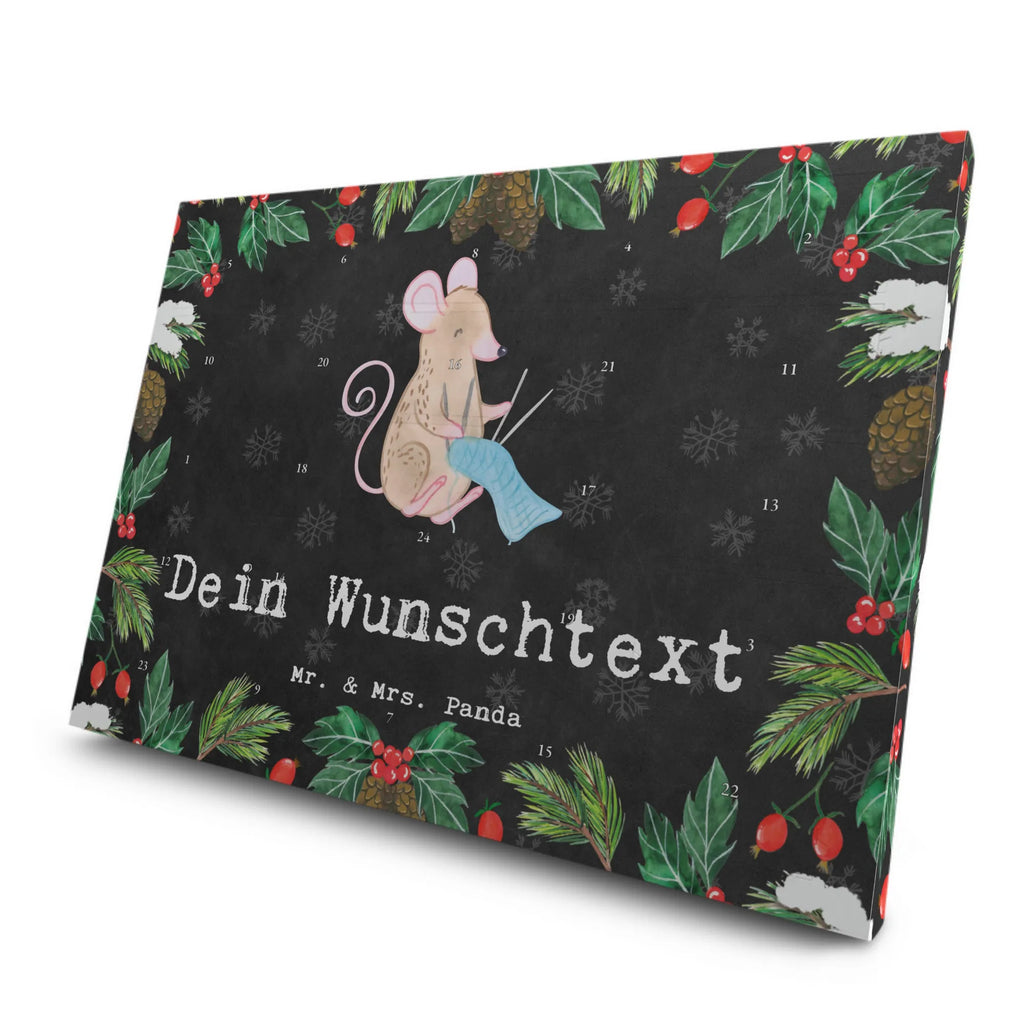 Personalisierter Tee Adventskalender Maus Stricken Personalisierter Tee Adventskalender, Geschenk, Sport, Sportart, Hobby, Schenken, Danke, Dankeschön, Auszeichnung, Gewinn, Sportler, Stricken, DIY