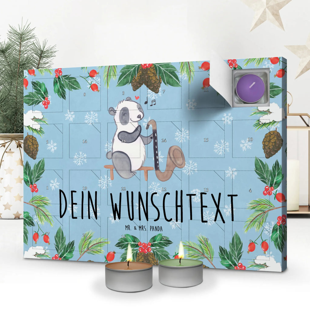 Personalisierter Duftkerzen Adventskalender Panda Bassklarinette Personalisierter Duftkerzen Adventskalender, Instrumente, Geschenke Musiker, Musikliebhaber, Panda, Bassklarinette, Klarinette, Holzblasinstrument, Orchester, Kammermusik