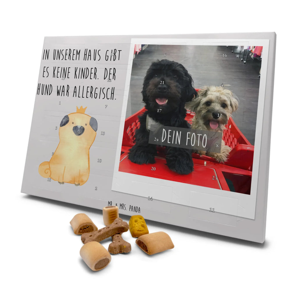 Personalisierter Hunde Foto Adventskalender Mops Krone Personalisierter Hunde Foto Adventskalender, Hund, Hundemotiv, Haustier, Hunderasse, Tierliebhaber, Hundebesitzer, Sprüche, Mops, allergisch, kinderlos, Hausregel, Hundebesitzer. Spruch, lustig